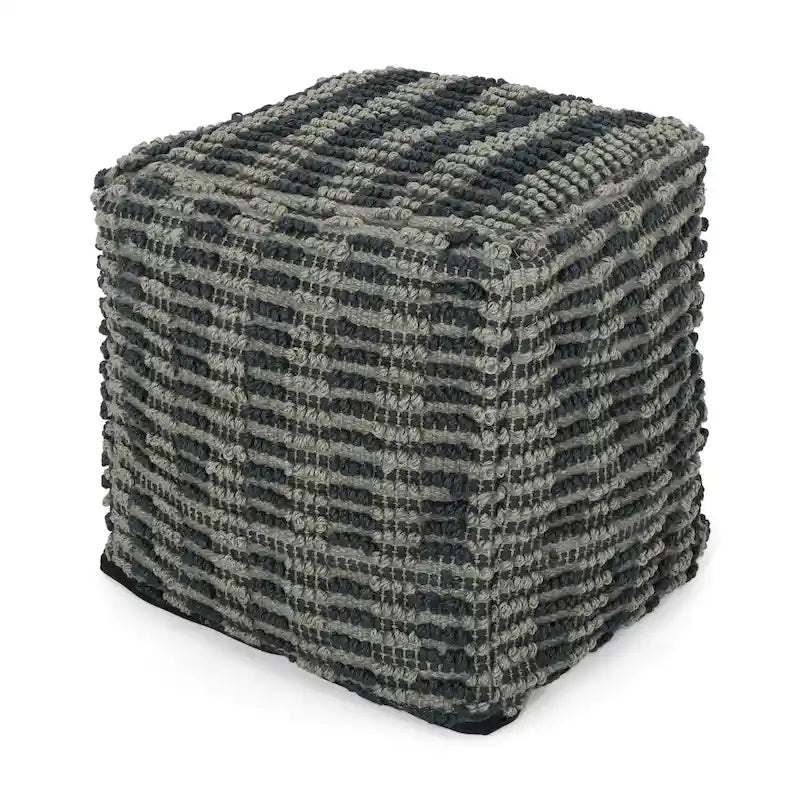 Fabric Cube Pouf
