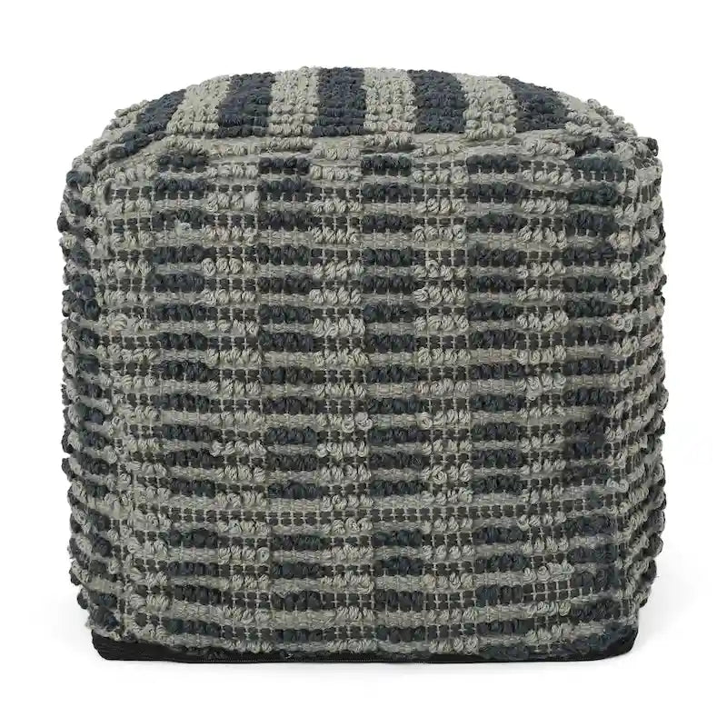 Fabric Cube Pouf