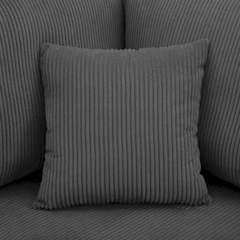 Modułowa sofa sztruksowa o dowolnym układzie i wielu kształtach