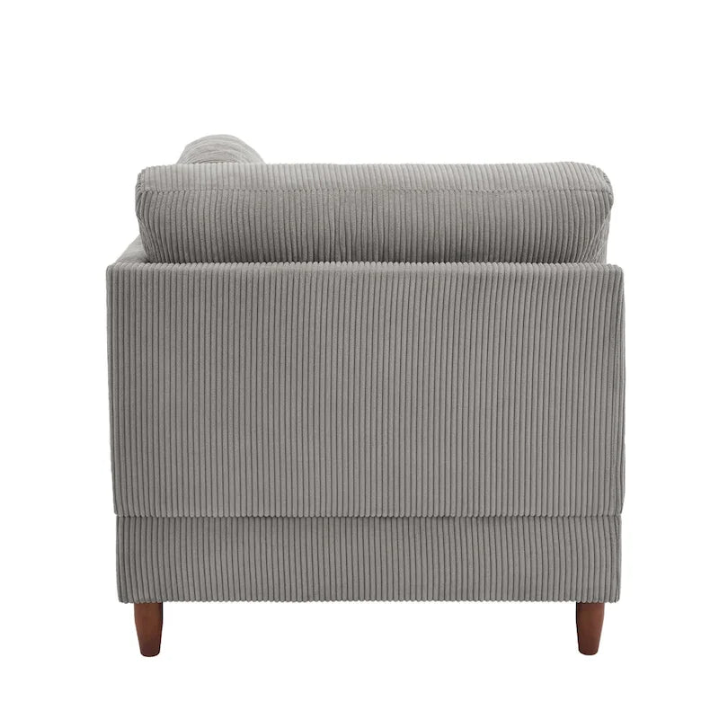 Modułowa sofa sztruksowa o dowolnym układzie i wielu kształtach