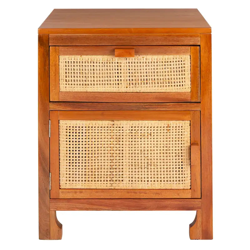 Comodino stile costiero con 1 cassetto e 1 anta