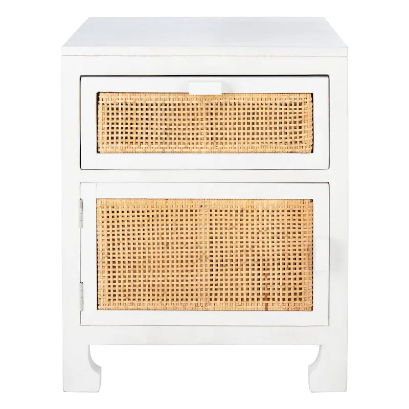 Comodino stile costiero con 1 cassetto e 1 anta