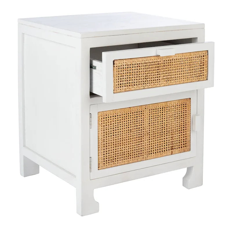 Comodino stile costiero con 1 cassetto e 1 anta