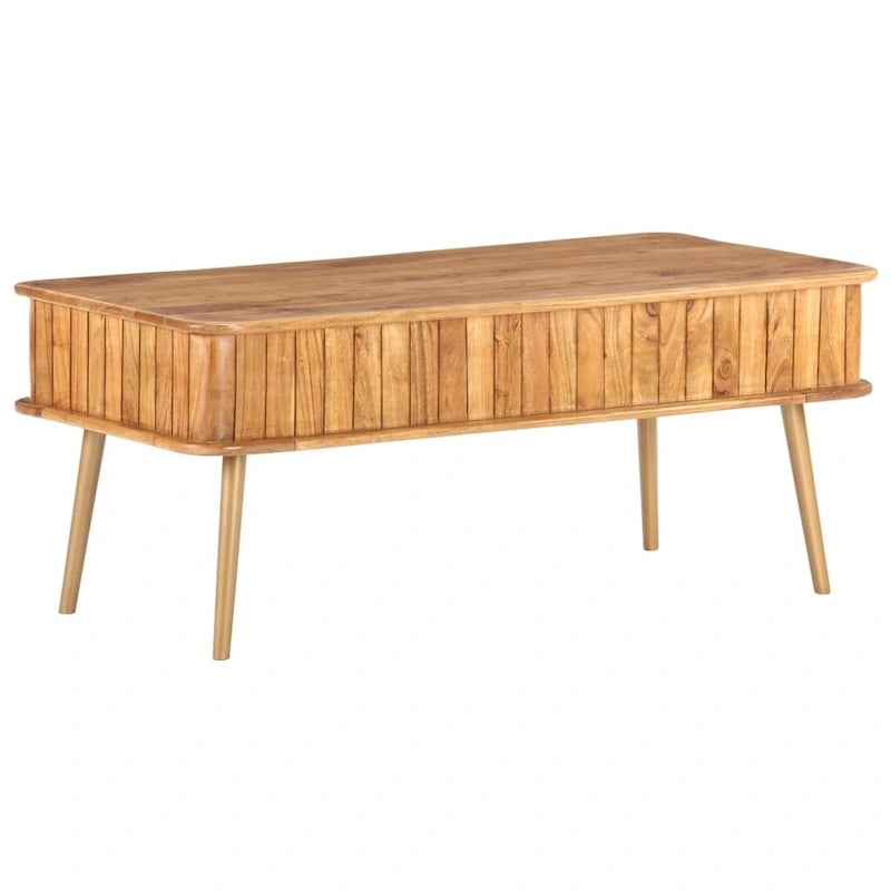 Stolik kawowy 39.4x19.7x15.7 z litego drewna akacjowego