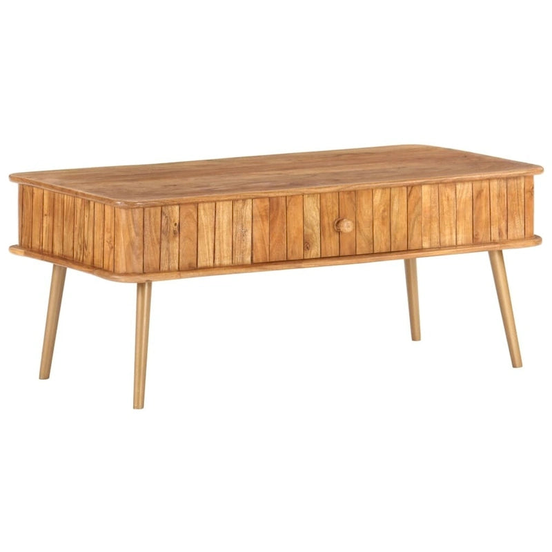 Stolik kawowy 39.4x19.7x15.7 z litego drewna akacjowego