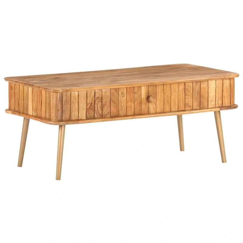 Stolik kawowy 39.4x19.7x15.7 z litego drewna akacjowego