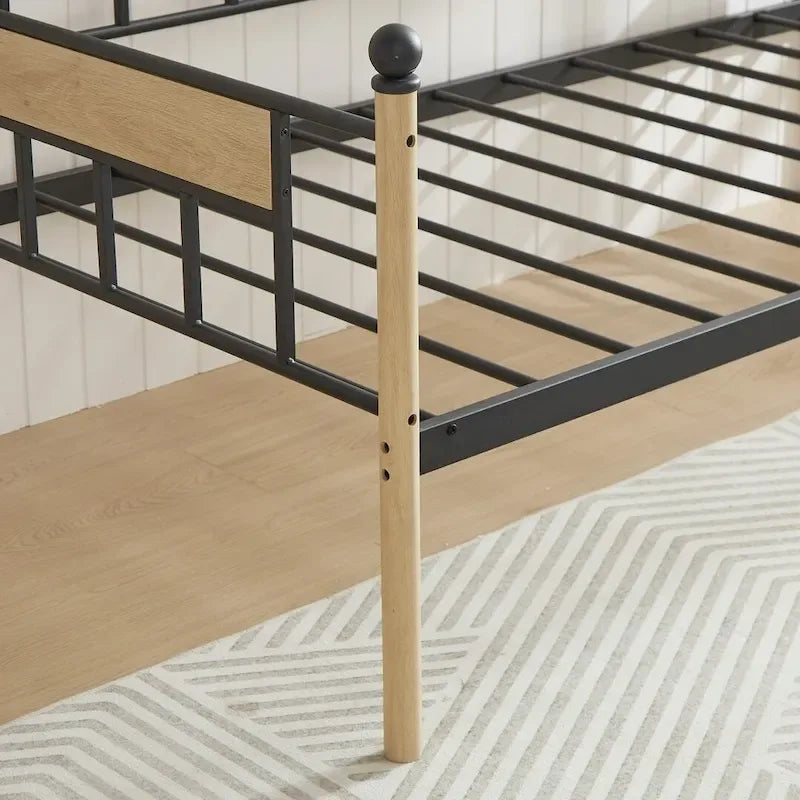Divano letto in metallo con letto estraibile