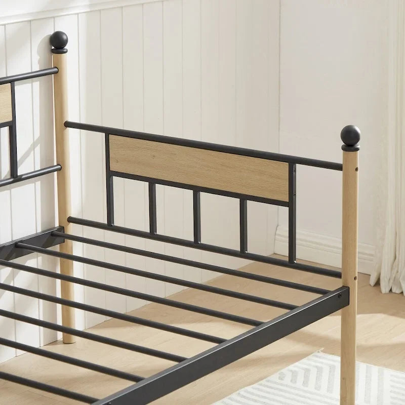 Divano letto in metallo con letto estraibile