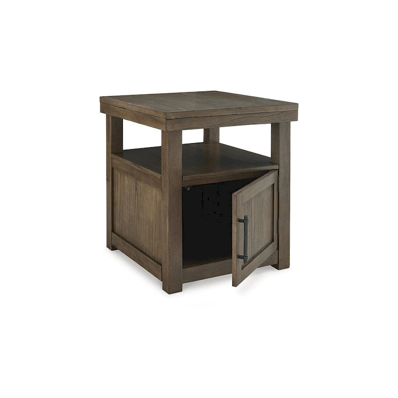 Tavolino laterale marrone - 24W x 26D x 26.63H