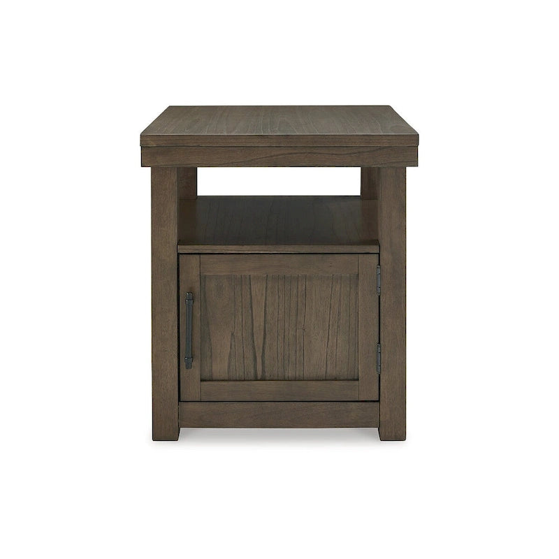 Tavolino laterale marrone - 24W x 26D x 26.63H
