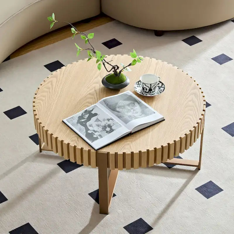 Tavolino rotondo da salotto