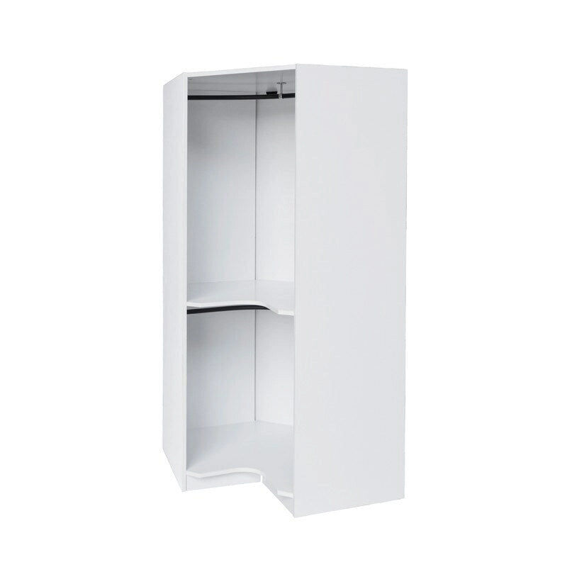 Polygon Corner Wardrobe Hanging Storage Closet Cabinet