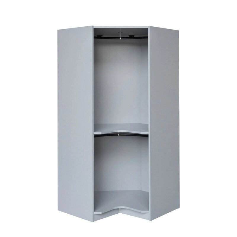 Polygon Corner Wardrobe Hanging Storage Closet Cabinet