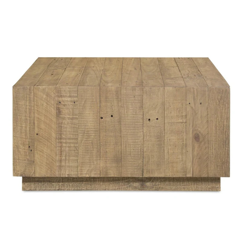 Tavolino da salotto quadrato in legno, marrone - 31.5 X 31.5 X 16